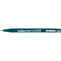 Pen Artline  238 Drawing system 0.8mm Black box 12 123801 