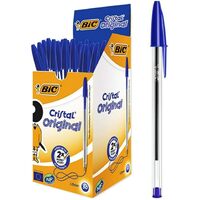 Pen Bic Cristal x50 Medium Blue Box 50 0202 #8127961