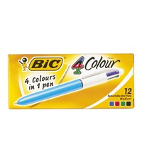 Pen Bic 4 Colour box 12 BP RT 801867 