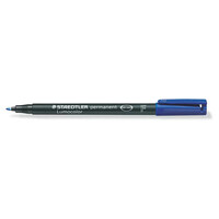 OHP Pen Staedtler 318 3 Blue Fine Box 10 Lumocolor 