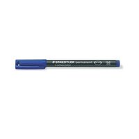 OHP Pen Staedtler Lumocolor 317 3 Blue Medium Box 10