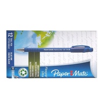 Pen Flexgrip Capped Medium Blue Box 12 Ultra 96101 Papermate 1.0