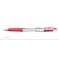 Pen Pentel Superb Ballpoint Rubber Grip 1.0mm Red Box 12