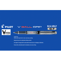 Pen Pilot V-Ball Grip 0.7 Fine Black box 12 #621328 BLN VBG7 