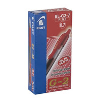 Pen Pilot G2 0.7 Fine Red Gel Ink Box 12 BLG2-7 RB Roller Ball RT Retractable 622511
