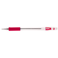 Pens Pilot Ballpoint Be Medium Red - box 10 