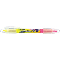 Highlighter Pilot Spotliter Dual Be Green SW SLVWYPBG 660007 Yellow/Pink Box 10 