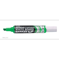 Whiteboard Marker Pentel Maxiflow Chisel Green MWL6D Box 12