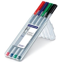 Pens Staedtler 334 Triplus Fineliner SB4 0.3mm Wallet 4