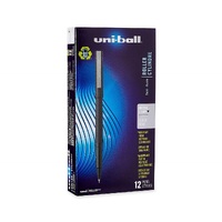 Pen Uniball UB120 Rollerball Micro Black Box 12 UB120BK