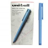 Pen Uniball UB100 Roller Ball Blue Box 12 UB100BL 0.7mm tip