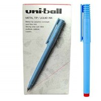 Pen Uniball UB100 Roller Ball Red Box 12 with UB100R 0.7mm tip