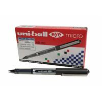Pen Uniball UB150 Eye Micro 0.5mm Black Box 12 UB150BK