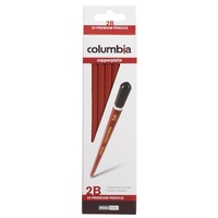 Pencil Columbia Copperplate 2B Box 20