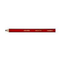 Carpenter Pencil Columbia Medium Red Body Pack 10 #611400MED