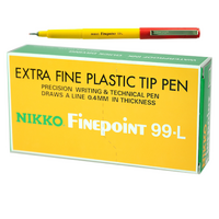 Pen Nikko Finepoint 99L Red Box 12