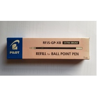 Pen Refill Pilot Rexgrip RFJSGP Extra Broad 1.6mm Black Box 12 612391