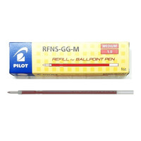 Pen Refill Pilot BP RT Medium Red Box 12 RFNS-GG-M-M #623622 #623700 Ballpoint Retractable was RFJSGP