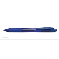 Pens Pentel BL110 Energel X Gel RB RT 1.0mm Blue Box 12 Roller Retractable 