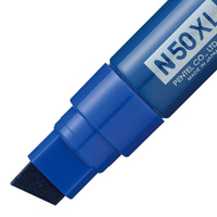 Markers Pentel N50XL was M180C Jumbo Perm Chisel Point Blue Single N50XLC
