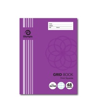 Grid Book  7mm 48 Page 225x175mm pack 20 G2748 140791 stocked queensland only