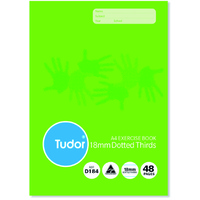 Exercise Book A4 18mm Dotted Thirds 48 Page Tudor 140919/122045 Pack 20 100697551 197718 