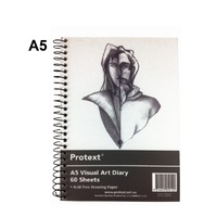 Visual Art Diary A5 Coloured Protext NB5012