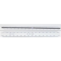 Scale Ruler Kent 300mm Double Sided 64M 1:125 1250 250 2500 400 4000 800 80 Handscale