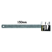 Ruler 150mm Steel 0180594 - each 