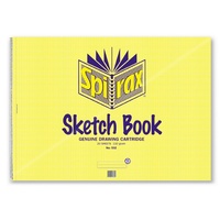 Sketch Book Spirax 532 A2 422x594mm Pack 5 Side Opening 20 Leaf #56041