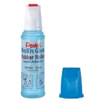 Roll on Glue 30cc Blue Pentel ER153S - box 12 