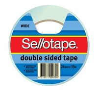 Tape Double Sided Sellotape 24x33m 404 960606 - per roll