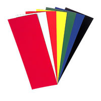 Magnetic sheet 100x300mm Green Black or Blue - each 