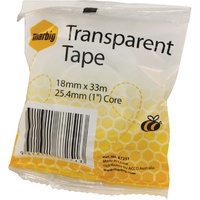 Tape Everyday Marbig Office 18x33m Economy 87251 Clear roll 