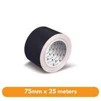 Tape Bookbinding Cloth Wotan 75x25m Black roll 141724