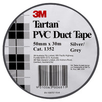 Duct Tape 3M Tartan 50mm x 30M Silver Grey 1352 #AT010575259