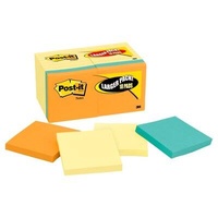 Post It Note  76x 76 654-14-4B Pack 18 = 14 yellow and 4 coloured Value Packs