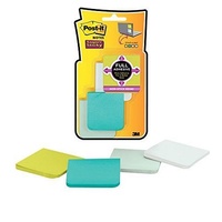 Post It Note  50x50 x8 F220 8SSFM Full Adhesive Assorted 3M