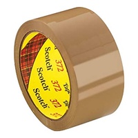 Tape Packaging 3M Box Sealing 372E 48x75m 6x brown rolls Heavy Duty Performance 