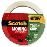 Tape Packaging 3M Moving 48x50m Scotch 3500-AU Clear 1x Roll Tough Grip AT019436933 
