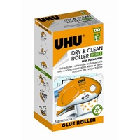 Roll on Glue UHU Refill 8.4mm x 16m 99490 Blister Card Adhesive 