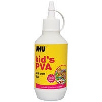 PVA Glue UHU 250ml Kids 49403 
