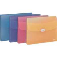 File Wallet A4 PP Deli Assorted colours - each #5570