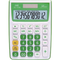 Calculator 12 digit Student Assorted Colours 145 x 105 x 29mm Deli