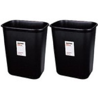 Waste Bin 12.5 litre Black/Grey Deli - each 