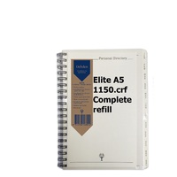 Diary 2024 Elite A5 Compact 1150.CRF-24 REFILL Week to View 8am-5pm, 1 hourly Monthly Tabs 190x127mm page size #818747