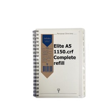 Diary 2027 Elite A5 Compact 1150.CRF-27 REFILL Week to View 8am-5pm, 1 hourly Monthly Tabs 190x127mm page size Debden