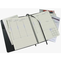 Diary 2023 Elite 1190.U99-23 Quarto Vertical Management Monthly TAB BLACK page size 260x190mm 30 min times