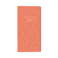 Diary 2026 2027 Planner 11W B6/7 MONTH TO VIEW 2 year ORANGE Colplan  11W.V44-26 91x182mm closed 186x180mm open