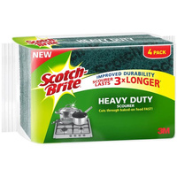Scotch Brite Scourer Heavy Duty 4x pack #7011388783 9310063000154